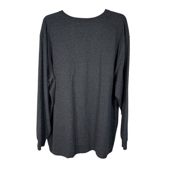 Carhartt 3X-Large Mens Tee-Shirt Loose Fit Long Sleeve Pocket Stretch Dark Gray - Picture 4 of 7
